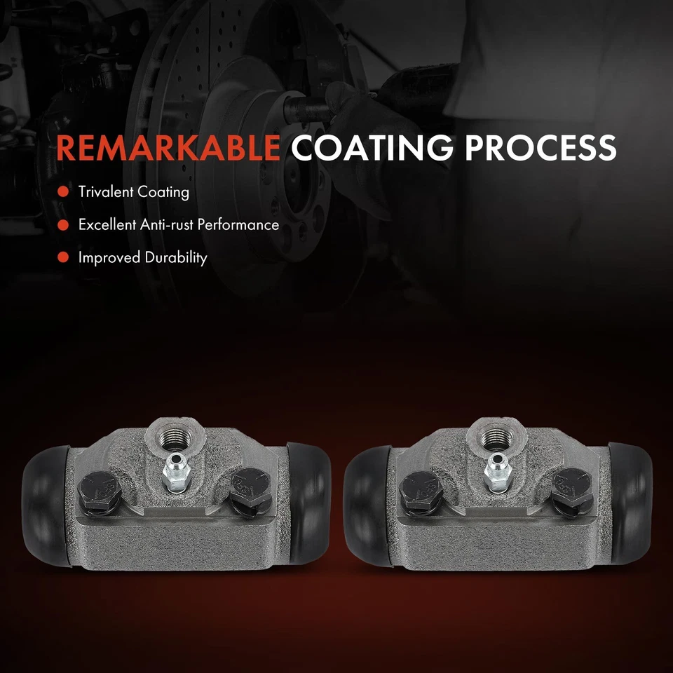 2x Rear Driver & Passenger Drum Brake Wheel Cylinder for Chrysler Plymouth Dodge - Image 3 of 4