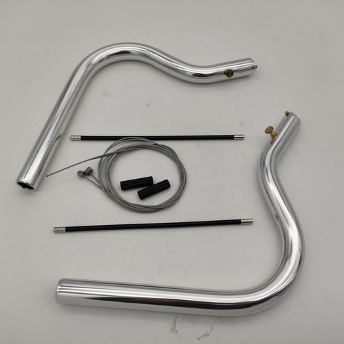 STRiDA Kit Manubrio Stile M Argento Manubrio Pieghevole Senza Impugnatura e Leva - Foto 2 di 3