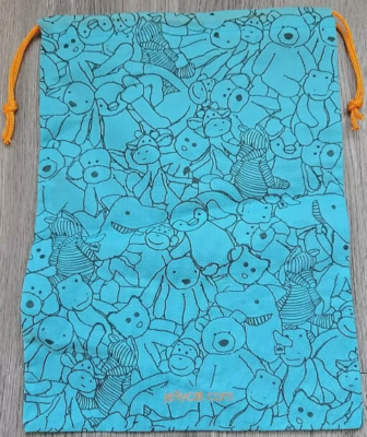 JELLYCAT | LARGE TOTE BAG ✪NEW✪ 23X16 RARE BLUE SACK BIG CUTE