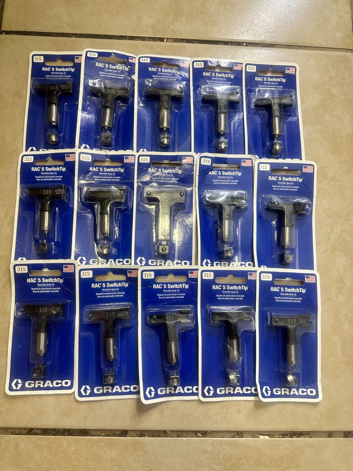 Graco Rac 5 Switch 315 Spray Tip 755652822691 eBay