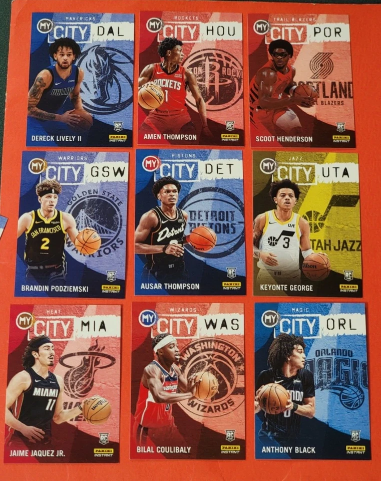 JUEGO DE 30 TARJETAS DE NOVATO VICTOR WEMBANYAMA LEBRON LUKA STEPH NIKOLA ANT TATUM BRANDON Foto 3 de 4