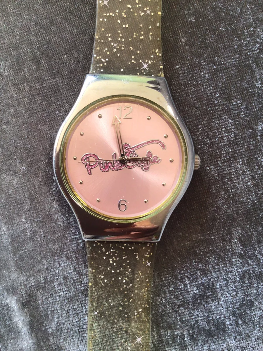 Pink Panther Pink Style Watch With Clear Sparkle Bands G2 eBay