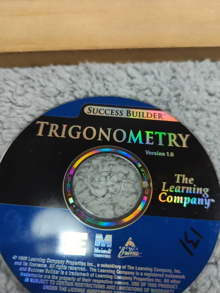 Princeton Review Trigonometry Test Prep Learning Company CD ROM (1998) Disc Only - Image 4 of 4
