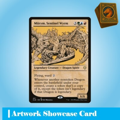 Miirym, Sentinel Wyrm | MTG | Baldur's Gate | NM | EN | Rare | Showcase Artwork