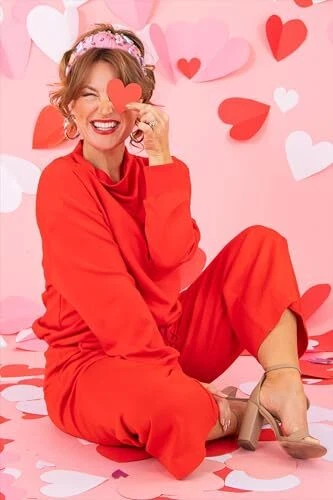 Diadema de San Valentín para Mujer Amor Corazón Diadema Joya Anudada Foto 3 de 4