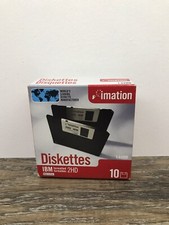 Imation 3.5" Floppy Disks Diskettes 10 Pack 1.44MB 2HD New Sealed