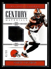 2017 National Treasures #24 Corey Coleman 41/99 Patch Century Materials Browns