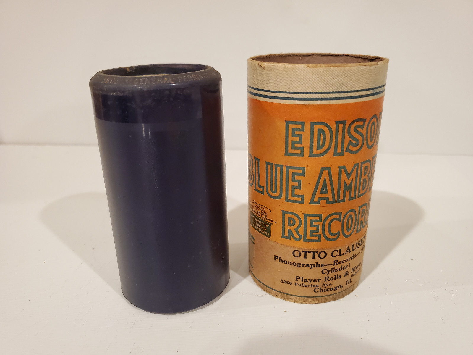 Edison Blue Amberol Record 3603 General Pershing March Imperial
