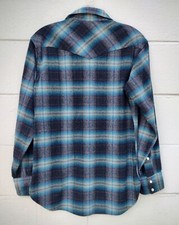 Rockabilly Blue 100% Wool Vintage Casual Shirts for Men for Rockabilly Blue 100% Wool Vintage Casual Shirts for Men for