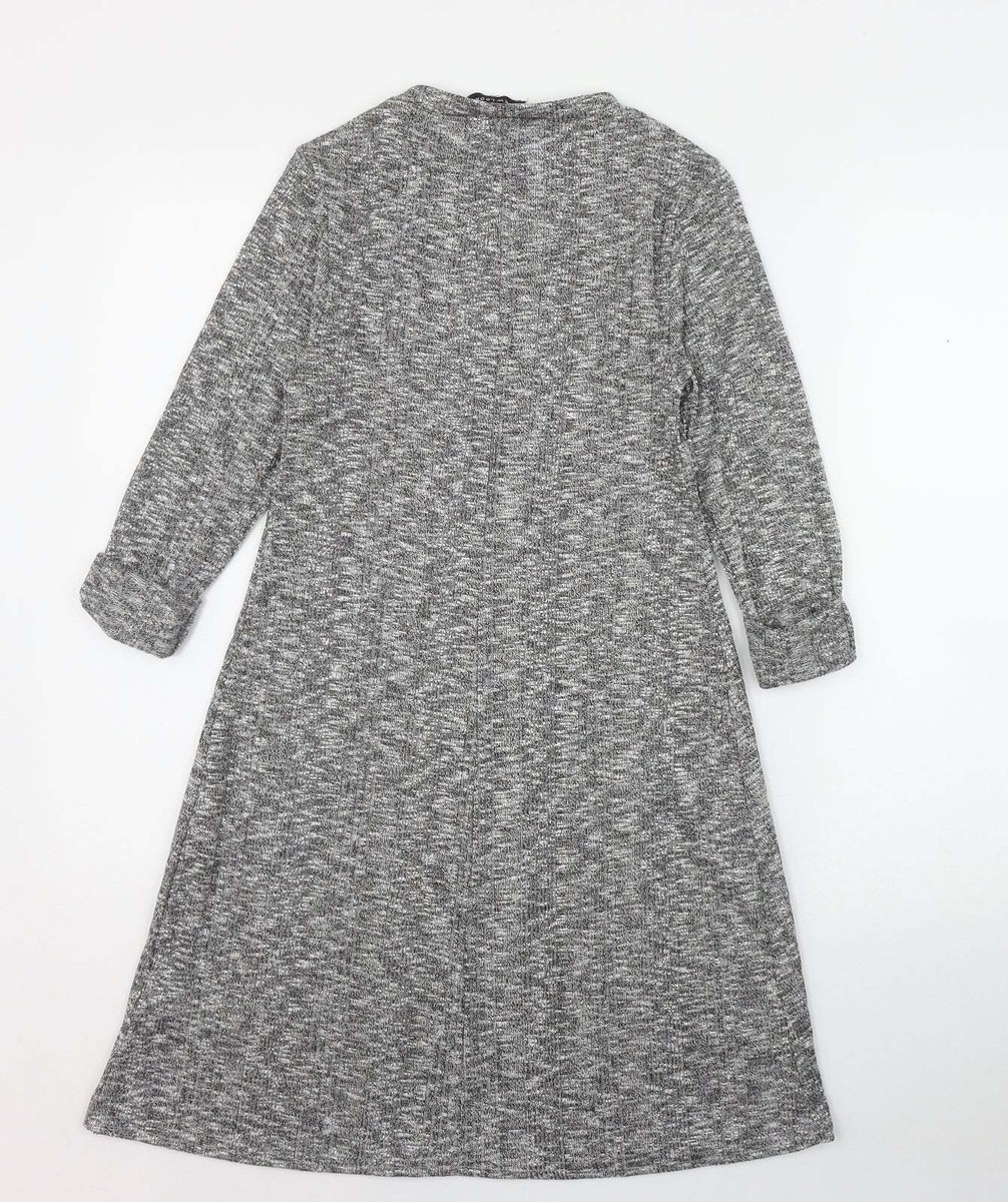 ladies grey jumper dress Jessica Simpson grey jumper dress w/ belt SIZE S has