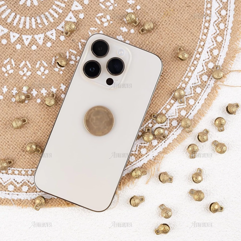 AUEAR, Paquete de 30 Campanas de Latón Vintage Mini Campana de Tintineo Hágalo Usted Mismo Artesanía 11Mm Pequeñas Tibetanas Foto 4 de 4