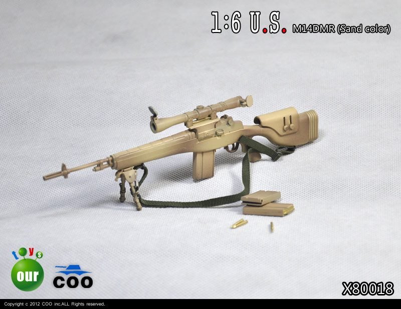 COOMODEL X80018 US Military Sand M14 DMR & M14a1-short Sniper