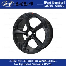 Genuine OEM 21" Aluminum Wheel Rim 52910AR230 for Hyundai Genesis GV70 Facelift