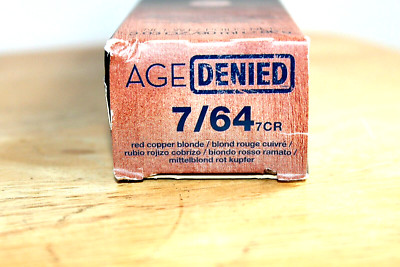 TIGI 7/64 7CR RED COPPER BLONDE Age Denied Permanent Colour Color 3oz ...