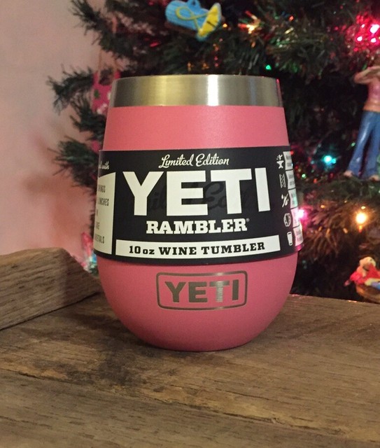 ice pink yeti wine tumbler