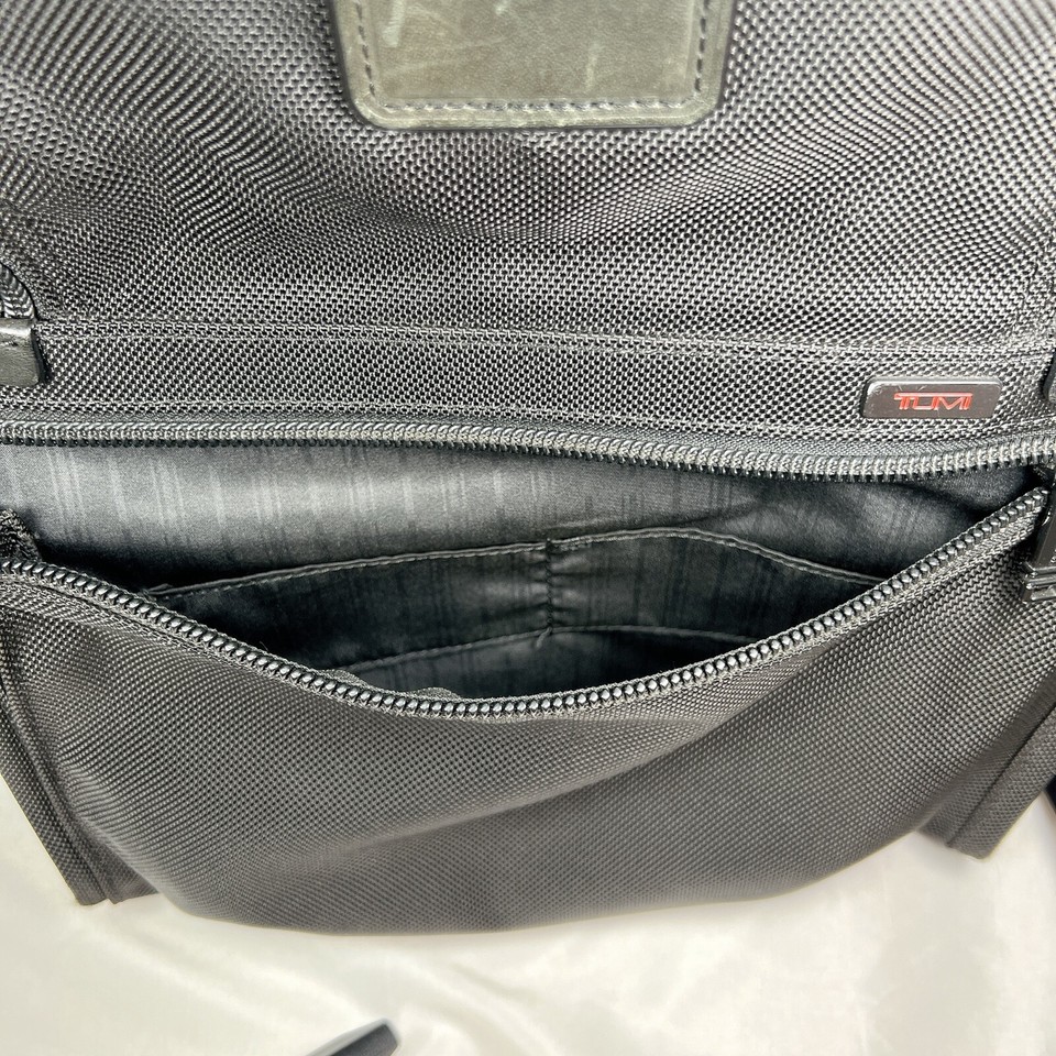 TUMI 26177DH ALPHA SLIM SOLUTIONS BRIEF PACK Black Backpack eBay