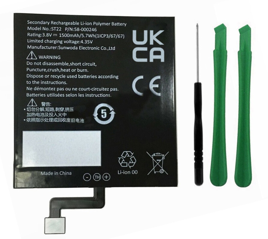 Battery ST22 MC-2667 For Amazon Kindle Paperwhite 10th Generation PQ94WIF (2018)
