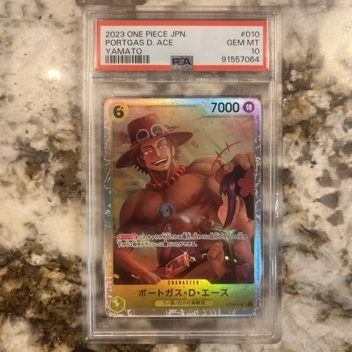 PORTGAS D. ACE  PSA 10 JAPANESE YAMATO ST09-010