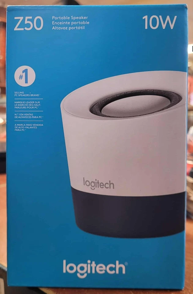 Logitech Z50 Portable Mini Speaker for Phone/Tablet/PC, AC Power & 3.5mm - NEW - Image 4 of 4