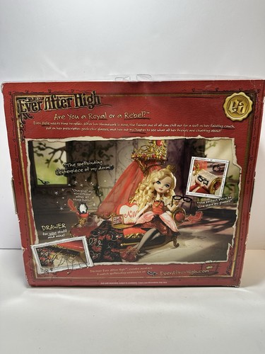 Divano letto Mattel Ever After High Apple bianco svenimento 2013 nuovo con scatola - Foto 7 di 8