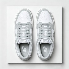 Nike Dunk Low White Light Smoke Grey HF5441-105 Men's Size New