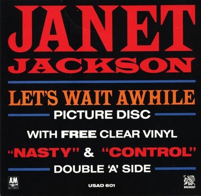 Janet Jackson - Let's Wait Awhile / Nasty / Control, 7'', (Vinyl)