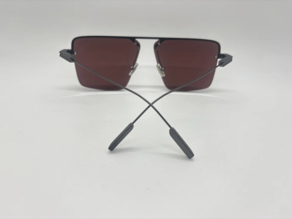 NEW Ermenegildo Zegna EZ 0245 09S Black Square Sunglasses 61-10-145mm NO CASE - Image 4 of 4