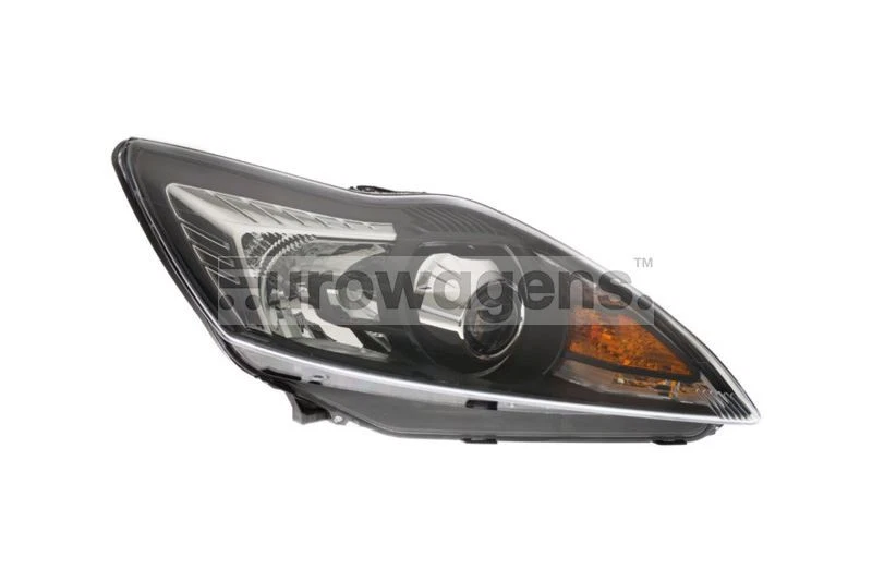 Faro derecho Ford Focus bi-xenón LED DRL AFS negro 08-10 O/S OEM Hella Foto 2 de 4