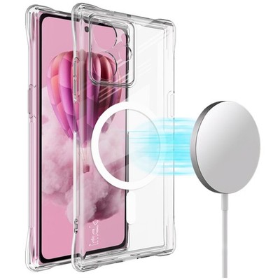 IMAK For HMD Skyline 5G, Shockproof 4 Airbags Clear Wireless Charging Case Cover