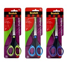 Scotch Precision Student Scissors: 7-inch scissor / 1 scissor Color May Vary 