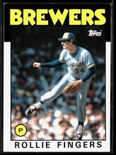 Rollie Fingers 1986 Topps #185 Milwaukee Brewers