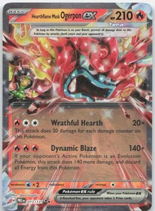 Hearthflame Mask Ogerpon ex 017/131 Prismatic Evolutions Holo Double Rare