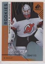 2018 SP Game Used Authentic Rookies Orange Rainbow /115 Mackenzie Blackwood hj3
