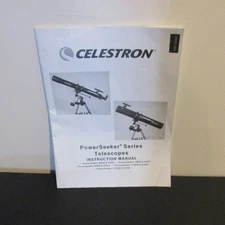 CELESTRON Power Seekers Telescope INSTRUCTION MANUAL.