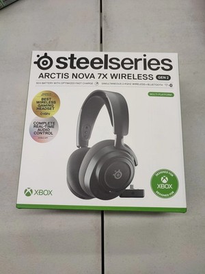 SteelSeries Arctis Nova 7X Wireless Gen 2 Headset   Black, Brand New