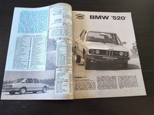 1979 BMW 520 AUTO CARATTERISTICHE DATI TECNICI VINTAGE PROVA SU STRADA
