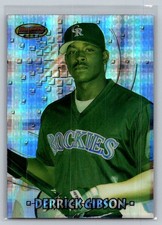 1997 Bowman's Best Baseball Atomic Refractors #165 Derrick Gibson - VG - Rockies