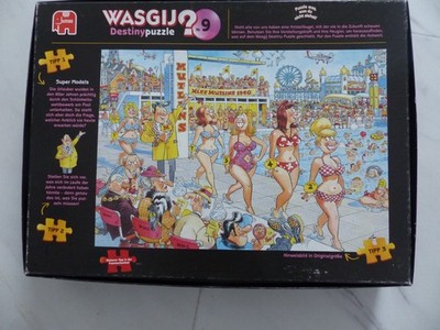 1 JUMBO Puzzle 1000 T WASGIJ Super Models, Puzzle was du nicht siehst Komplett