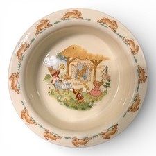 Royal Doulton Bunnykins Bowl - Bathtime  Baby Scene - Vintage 1936