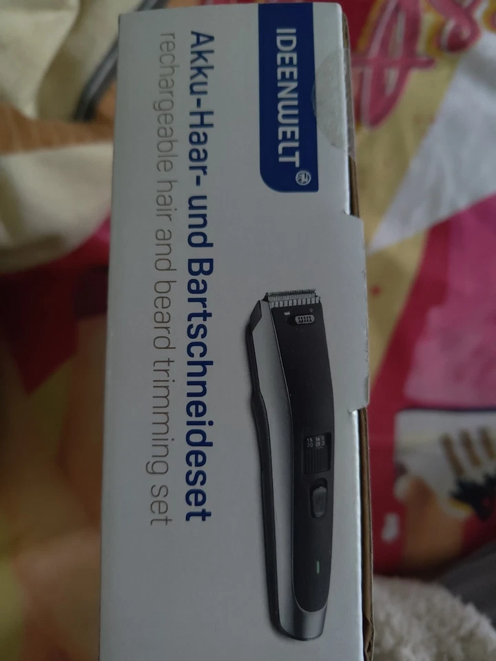  ideenwelt Akku-Haar- und Bartschneideset 700 mAh-Li-Ion Akku NEU - Bild 4 von 4