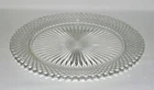 Hocking Glass MISS AMERICA Crystal Dinner Plate