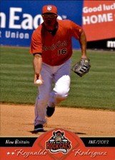 2013 New Britain Rock Cats Grandstand #24 Reynaldo Rodriguez Cartagena Colombia