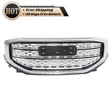 Silscvtt For GMC Acadia Denali 2017-2019 Upper Grille Assembly Chrome 84378394