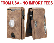 furid Airtag Wallet, Smart Wallet, Air Tag Wallet for Men, Leather Wallet with A