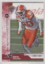 2018 Upper Deck CFL Red 105/150 Chris Williams #194 7l6