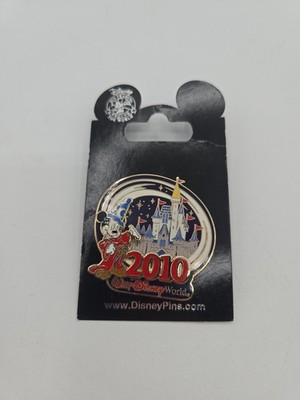 Disney Mickey Mouse Sorcerer Walt Disney World Castle 2010 Pin First Release 