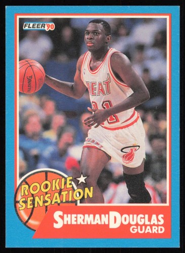Sherman Douglas #10 1990 Fleer Rookie Sensations card