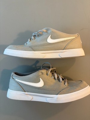 Size 12 - Nike Charge SLR TXT SB Grey Canvas Flat heel