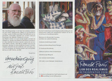 Ronald Paris, orig sign Flyer