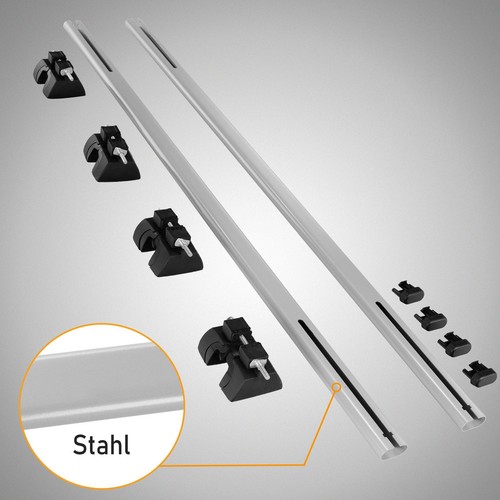 Roof Rack Rail Bars for Toyota Corolla VIII E110 1997-2002 Luggage Carrier Aluminium - Picture 3 of 10